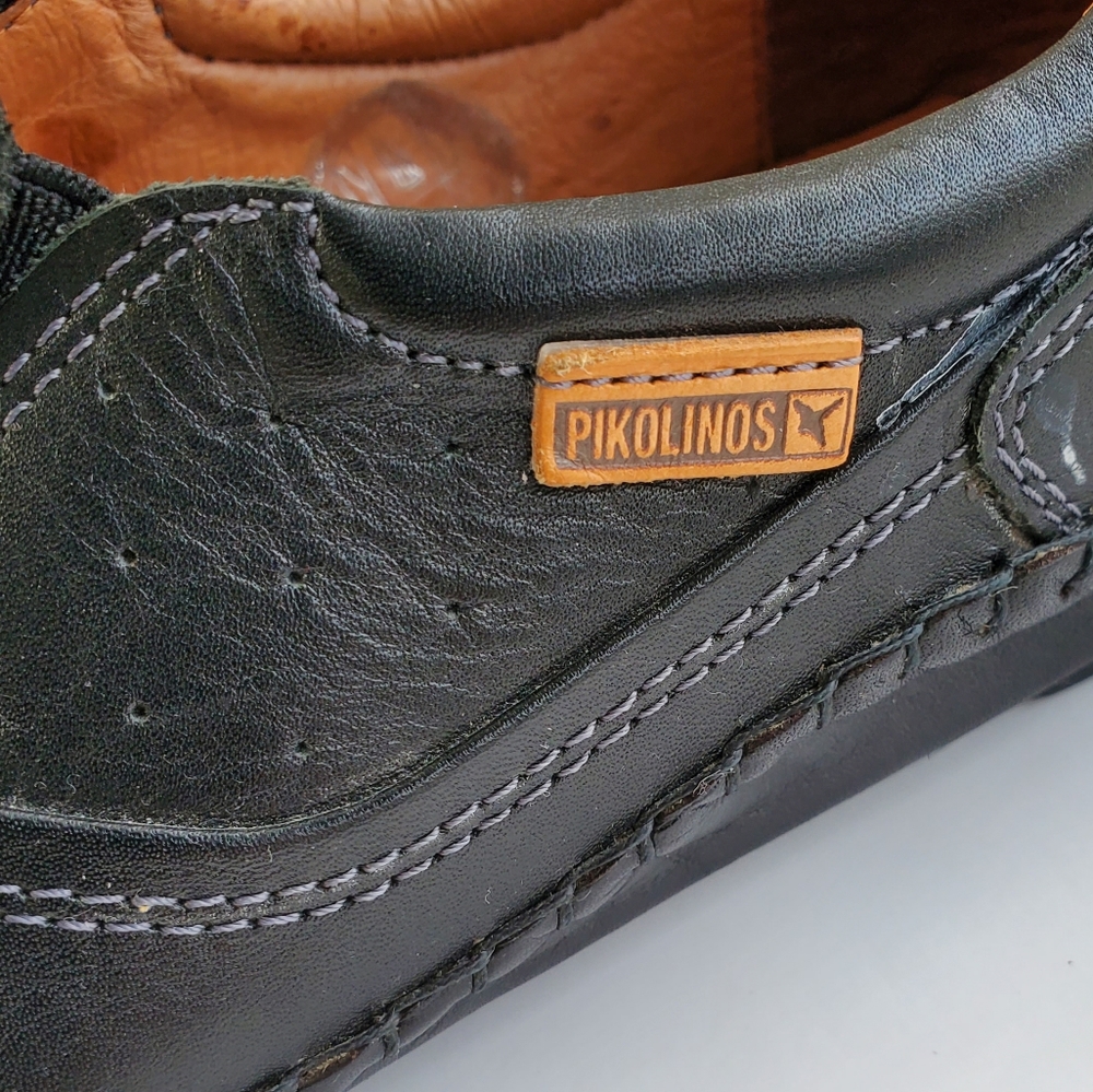 Pikolinos Size 44 Mens Black Leather Shoes US Size 10.5-11 - Picture 2 of 14